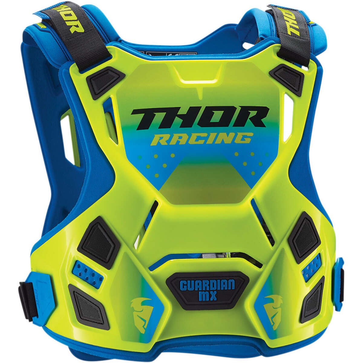 Thor Kids Chest Protector Guardian MX Flo Green/Blue