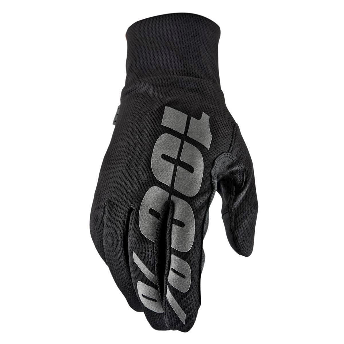 100% MTB Gloves Hydromatic Waterproof Black