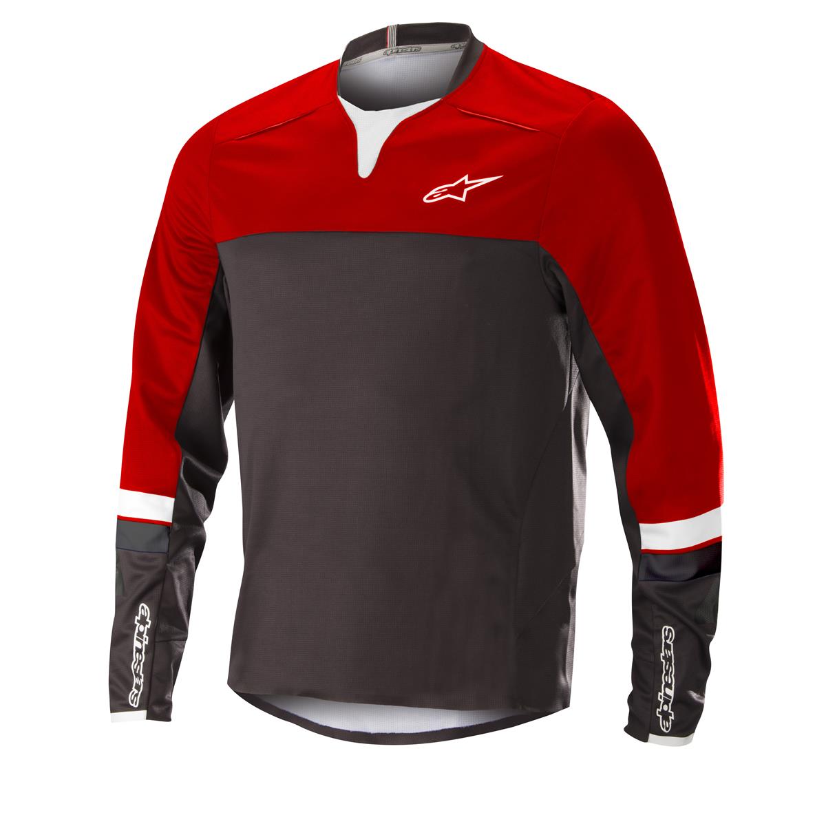 Alpinestars MTB Jersey Long Sleeve Drop Pro Black/Red | Maciag Offroad