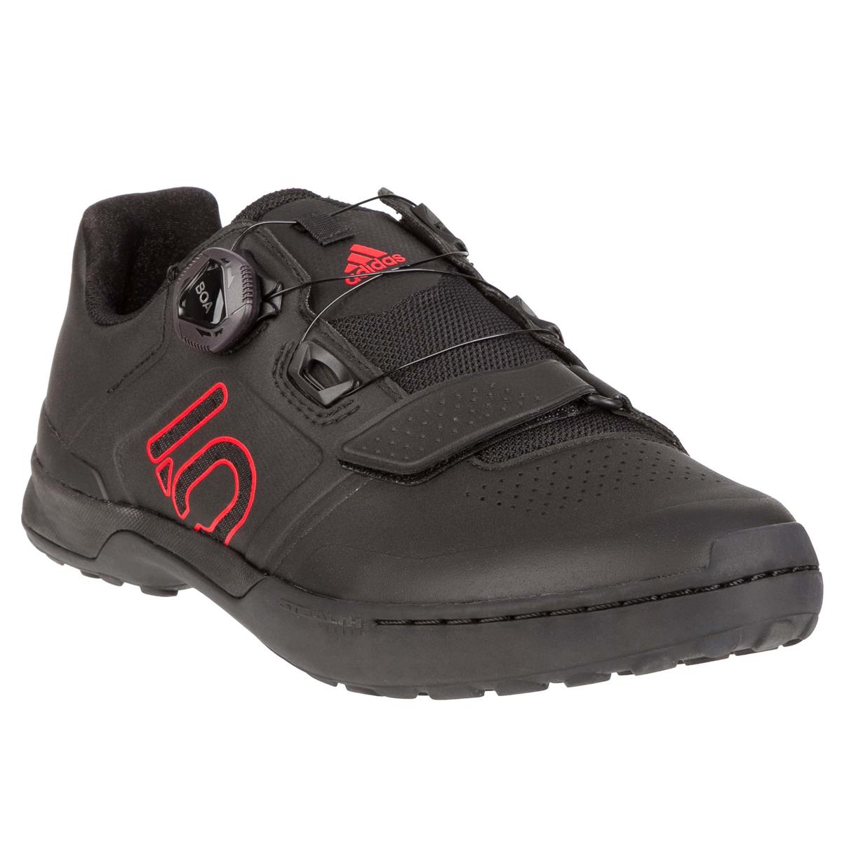 Five Ten Bike Shoes Kestrel Pro BOA Clipless Core Black/Red/Gray Six ...