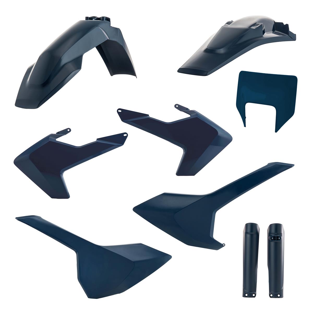 Acerbis Plastik-Kit Full-Kit Husqvarna FE/TE/TX 17-19, Blau