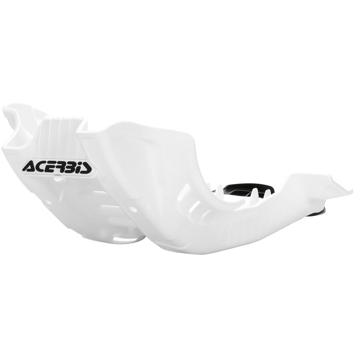 Acerbis Skid Plate  Husqvarna TE 20-, Gas Gas EC 21-, White/Black