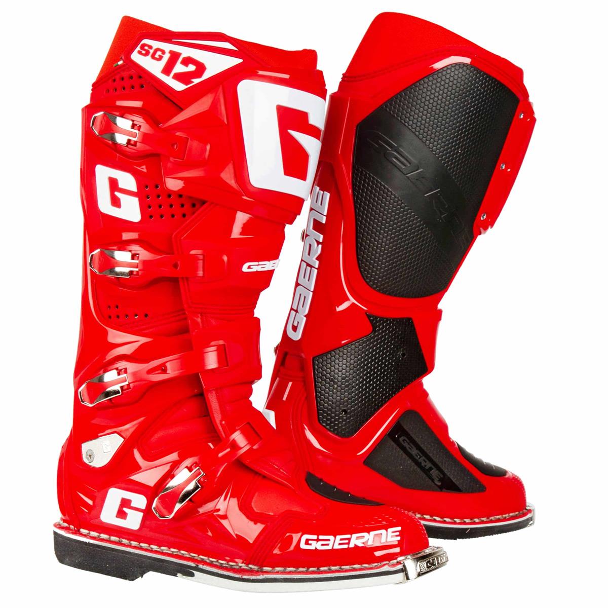 Weg huis Begrip heet Gaerne MX Boots SG 12 Solid Red | Maciag Offroad