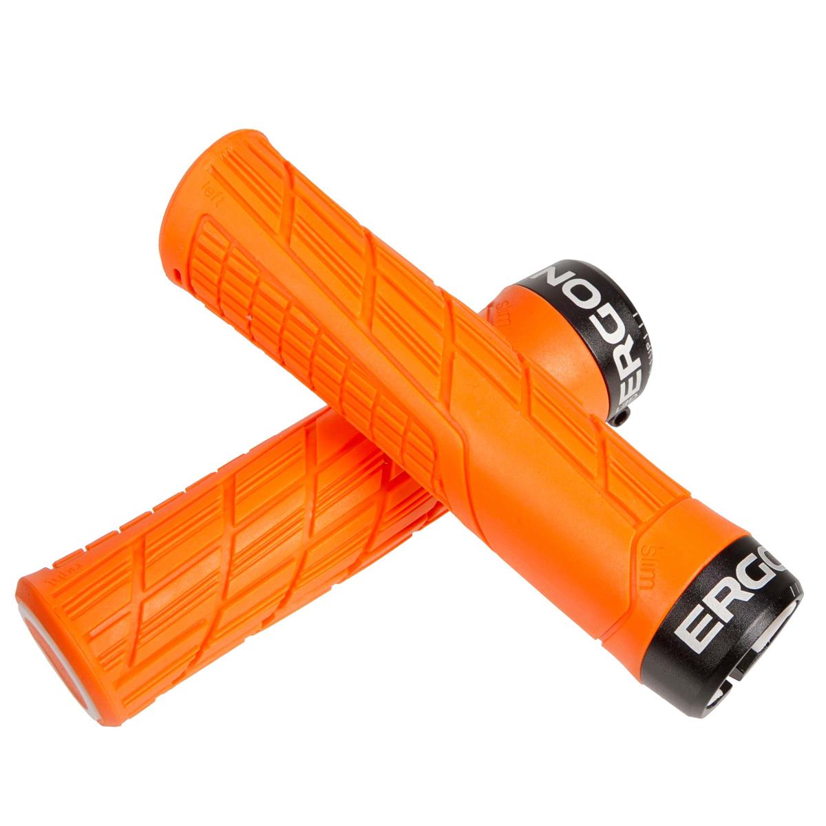 Ergon MTB-Griffe GE1 Evo Slim Lock-On, Juicy Orange