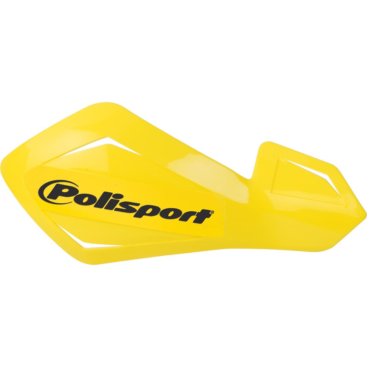 Polisport Handguards Freeflow Lite with Plastic Mounting Kit, Yellow