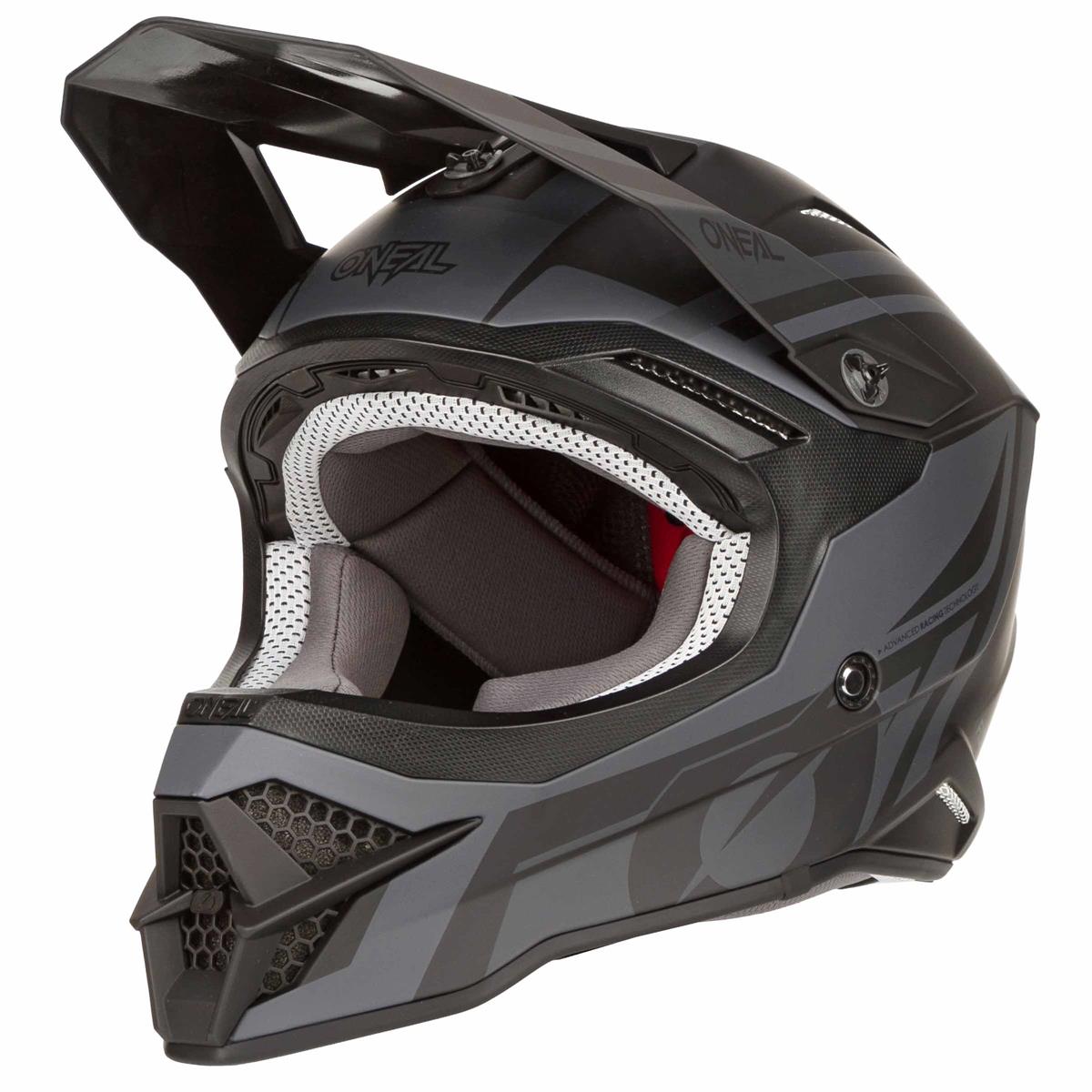 all black motocross helmet
