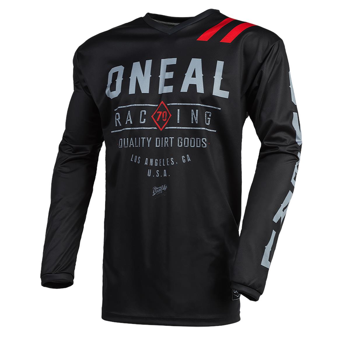 O'Neal MTB Jersey Long Sleeve Element Dirt - Black/Gray | Maciag Offroad