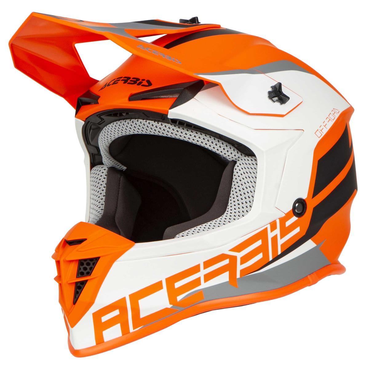 schudden Tomaat niet voldoende Acerbis MX Helmet Linear Orange/White | Maciag Offroad