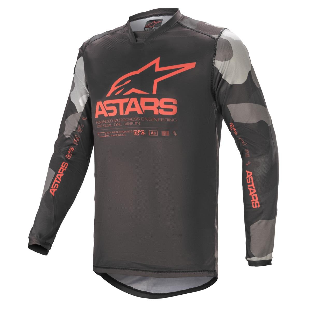 Alpinestars Jersey Racer Tactical - Camo/Rot