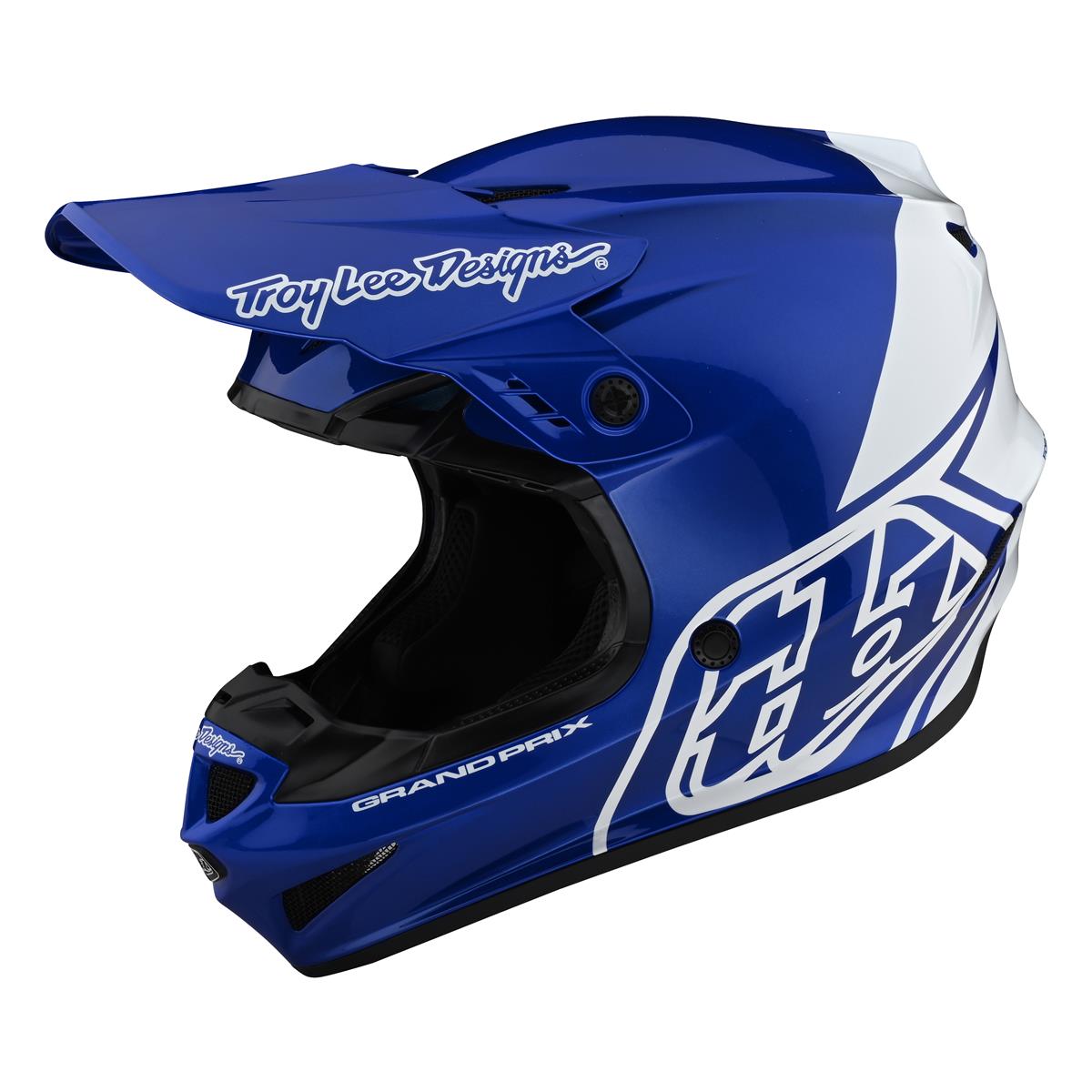 Troy Lee Designs MX Helmet GP Block - Blue/White