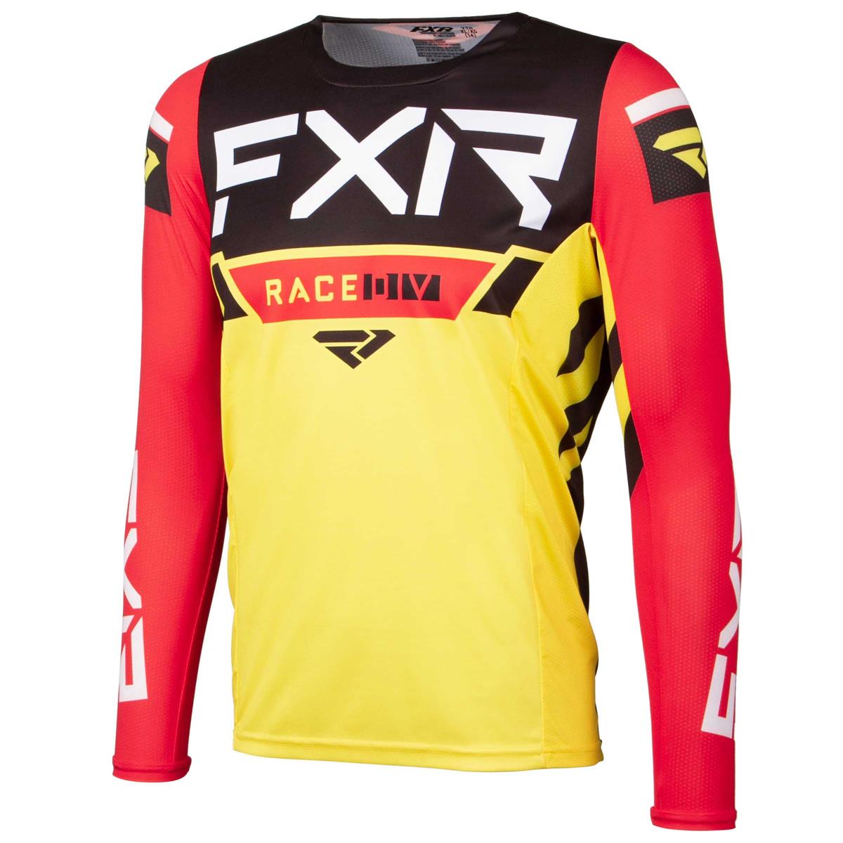 FXR Kids Jersey Pro Stretch Yellow/Red/Black | Maciag Offroad