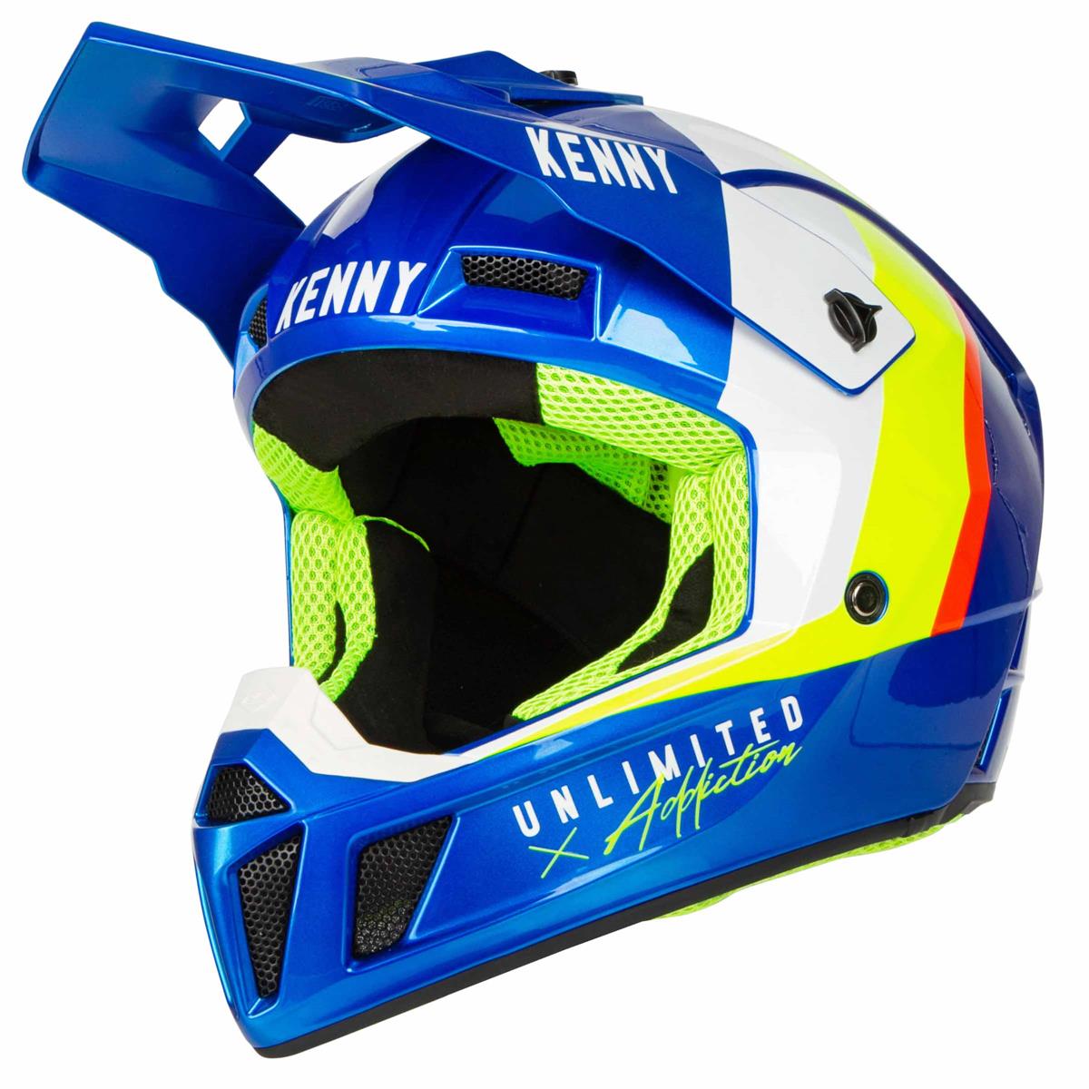 Kenny Motocross-Helm Performance Graphic Candy - Blue