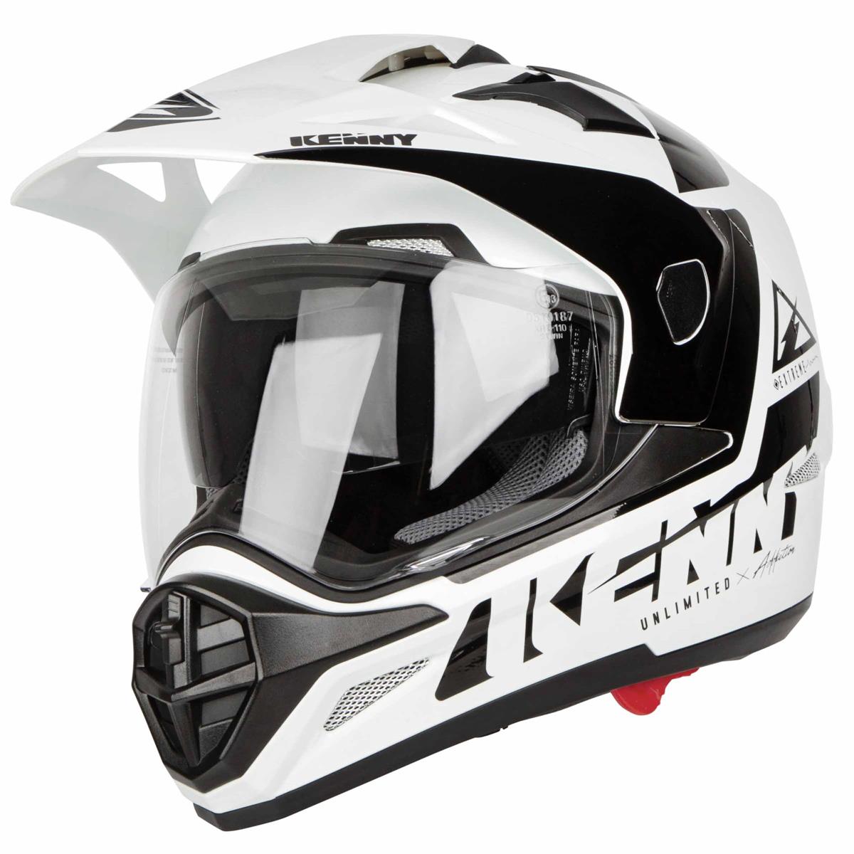 Kenny Adventure Helmet Extreme White/Black