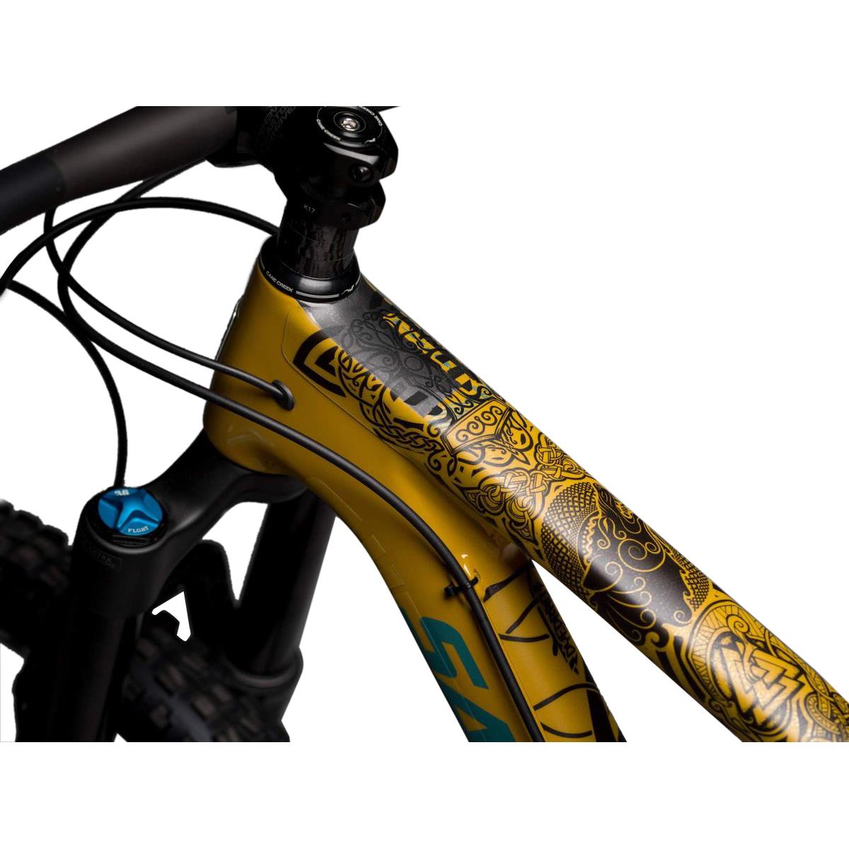 All mountain style Freeride Fiesta 2023 Frame Guard Stickers, Multicolor