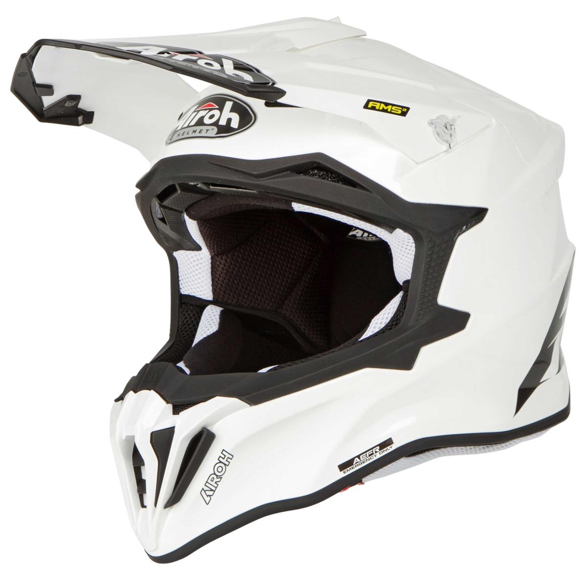 heerlijkheid Defecte mooi Airoh MX Helmet Strycker White | Maciag Offroad