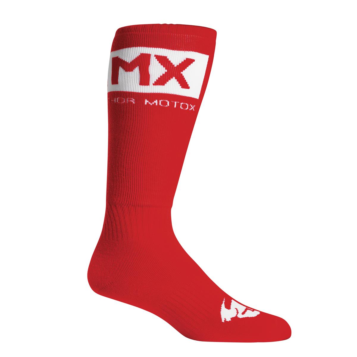 Thor Kids Socks MX Solid - Red/White