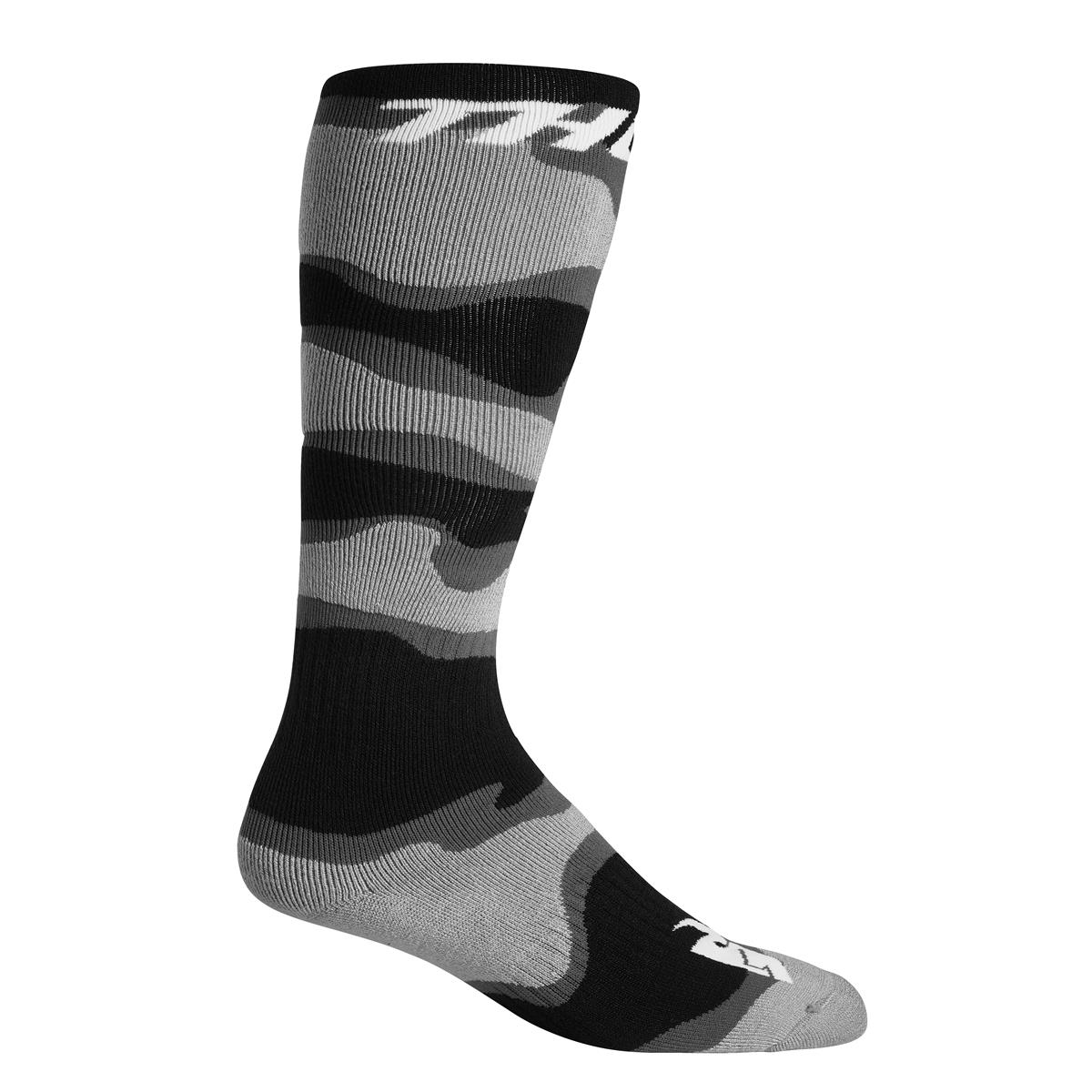 Thor Socks MX Camo - Gray/White