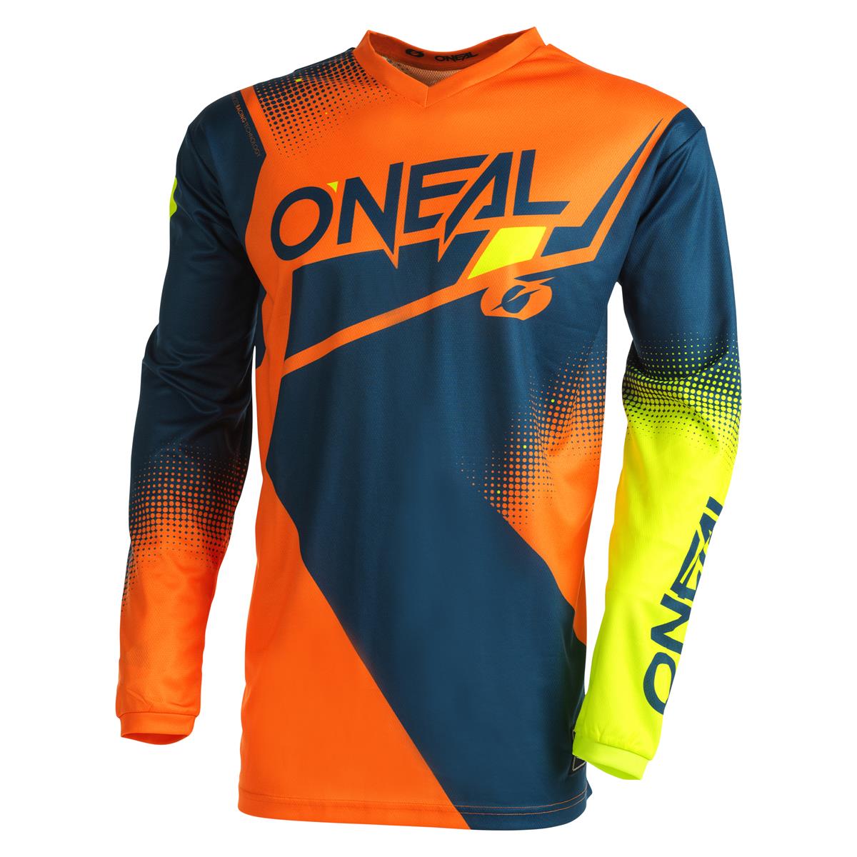 O'Neal Jersey Element Racewear V.22 - Blue/Orange/Neon Yellow | Maciag ...