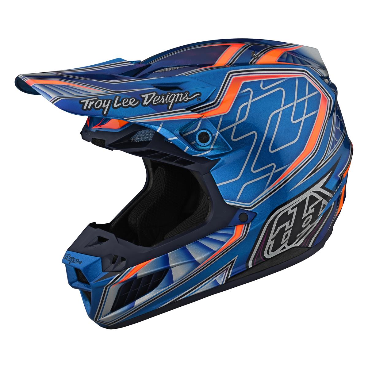 Troy Lee Designs MX Helmet SE5 Composite MIPS Lowrider - Blue