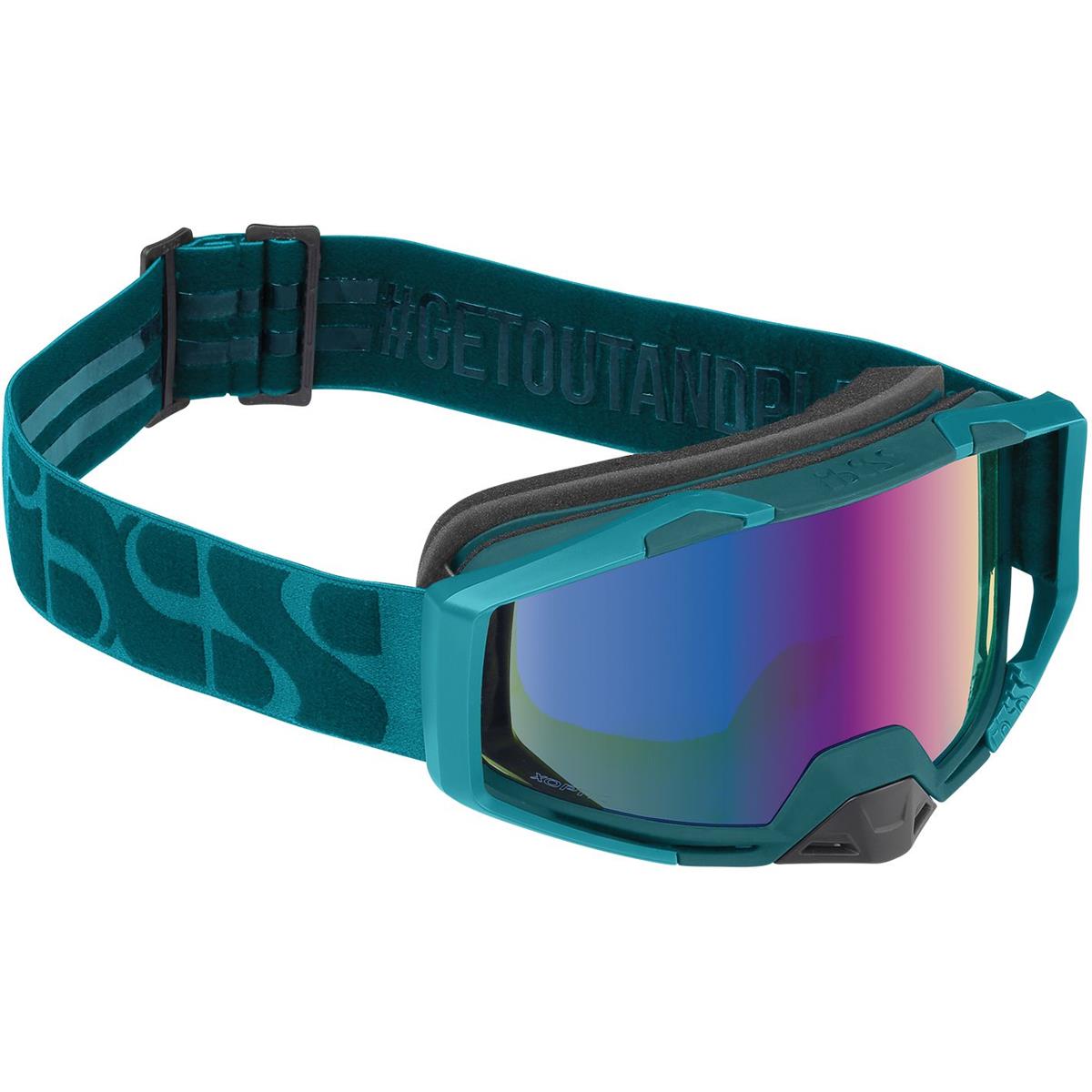 IXS Goggle Trigger Everglade - Mirror Cobalt Blue | Maciag Offroad