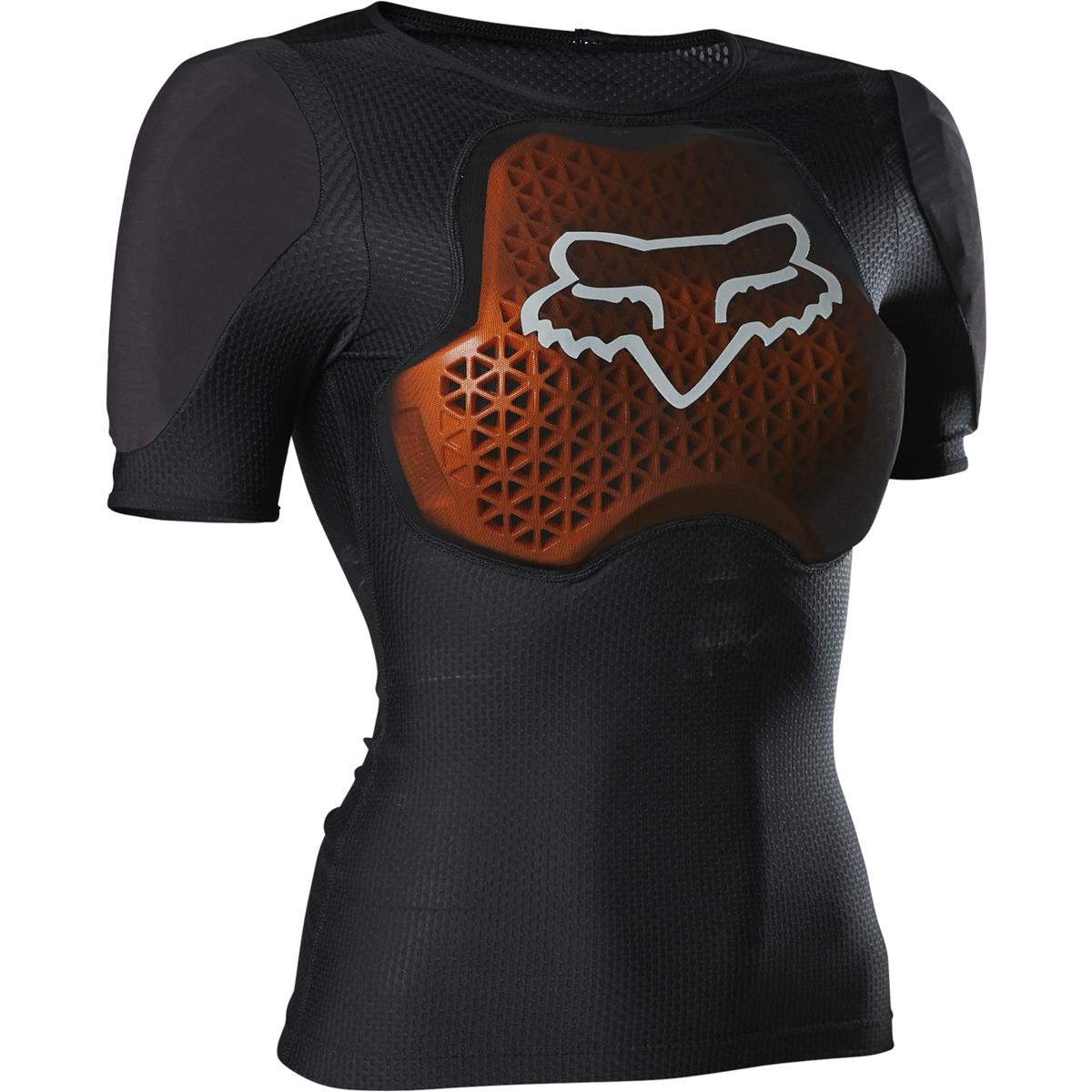 Fox Girls Protector Shirt Short Maciag Sleeve Offroad Baseframe | Black Pro