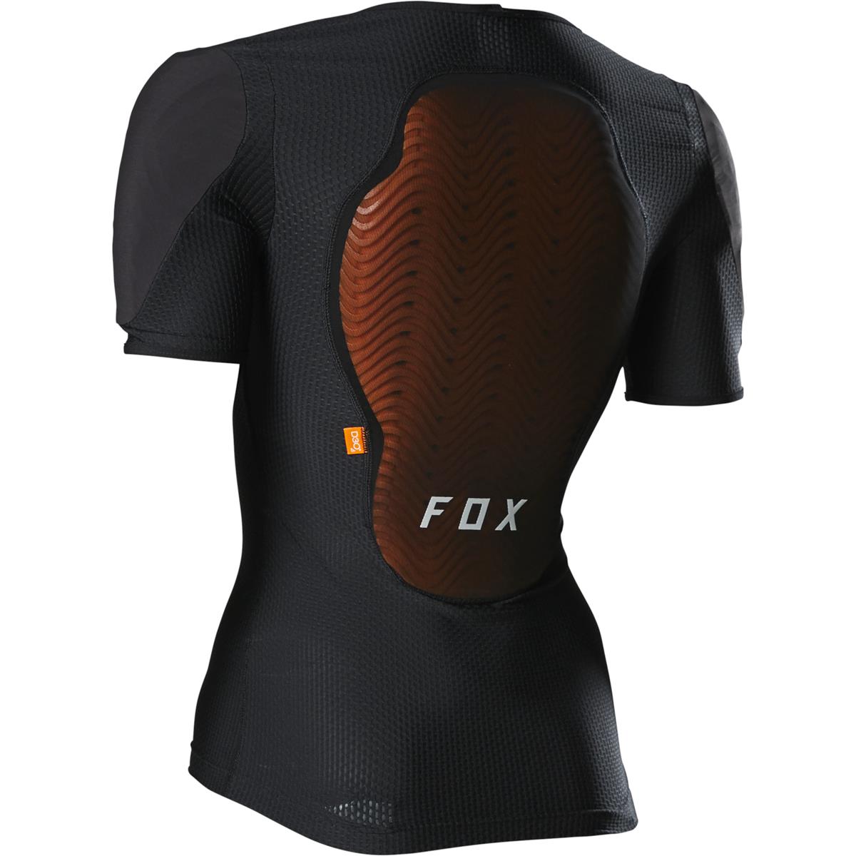 Fox Girls Baseframe Protector Short Black Offroad Shirt | Sleeve Pro Maciag