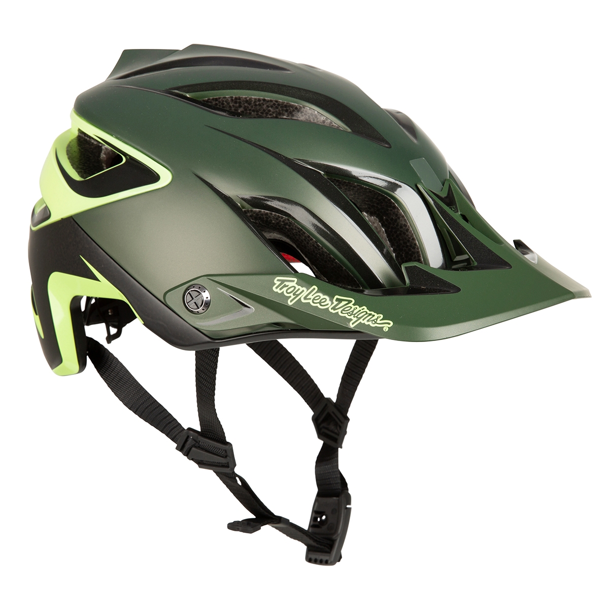 Troy Lee Designs Enduro MTB Helmet A3 MIPS Uno - Glass Green
