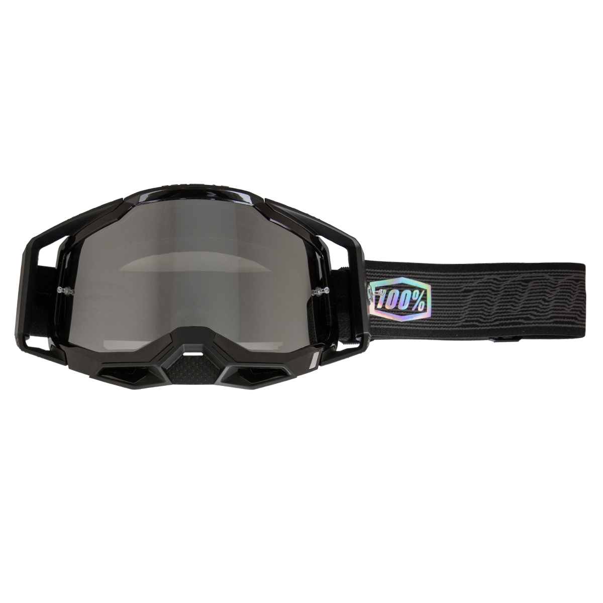 100% Goggle Racecraft Gen. 2 Topo - Silver Mirror, Anti Fog