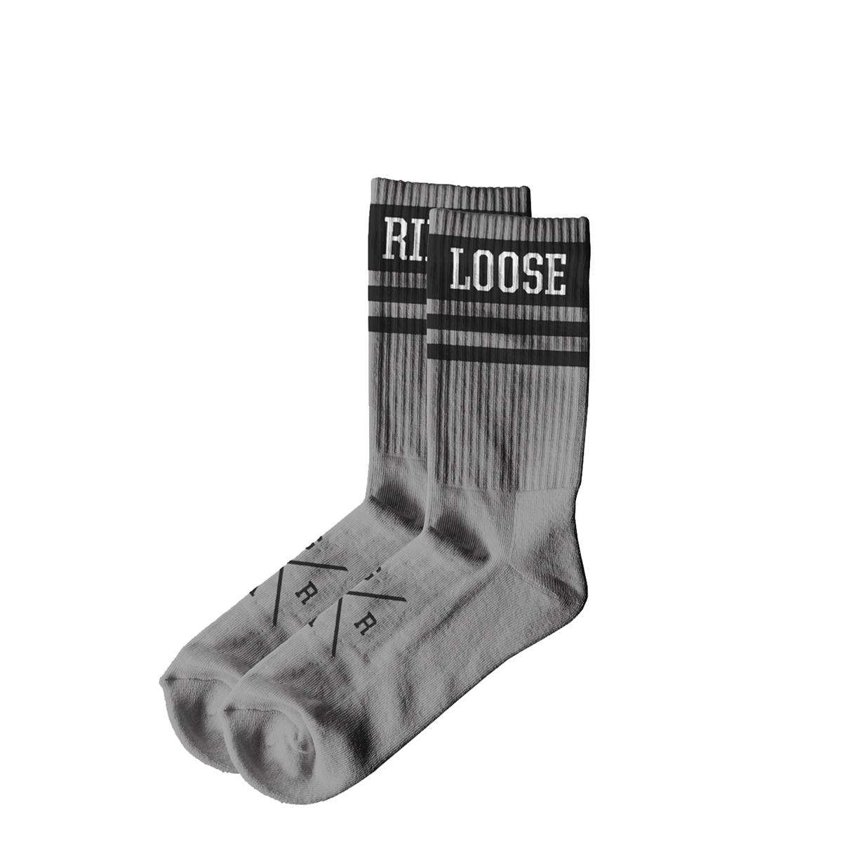 Loose Riders Socks Heritage - Gray | Maciag Offroad