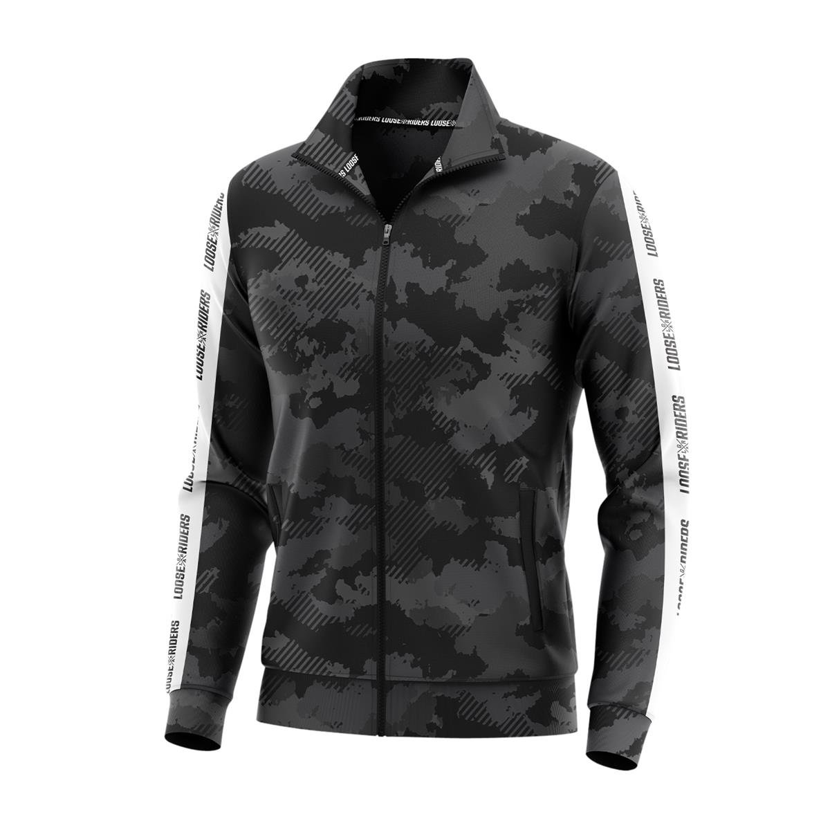 Loose Riders Track Jacket  Stealth Camo