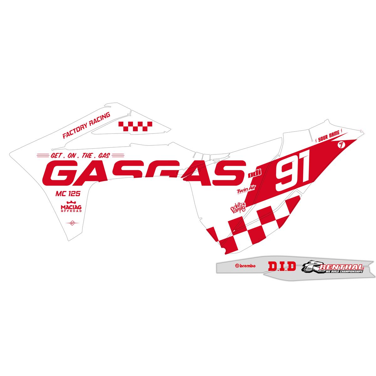 Maciag Offroad Graphic Kit Race 5 Gas Gas MC 125 21