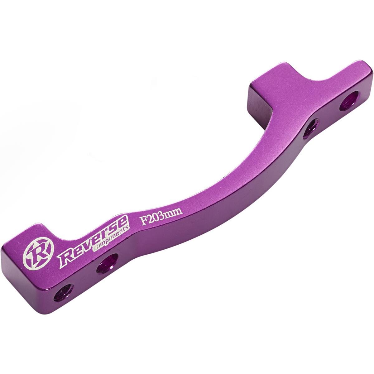 Reverse Components Brake Caliper Adapter  Purple, Front - PM-PM, for 203 mm