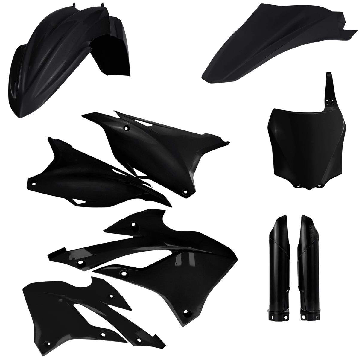 Acerbis Plastic Kit Full Kawasaki KX 85 22-, Black