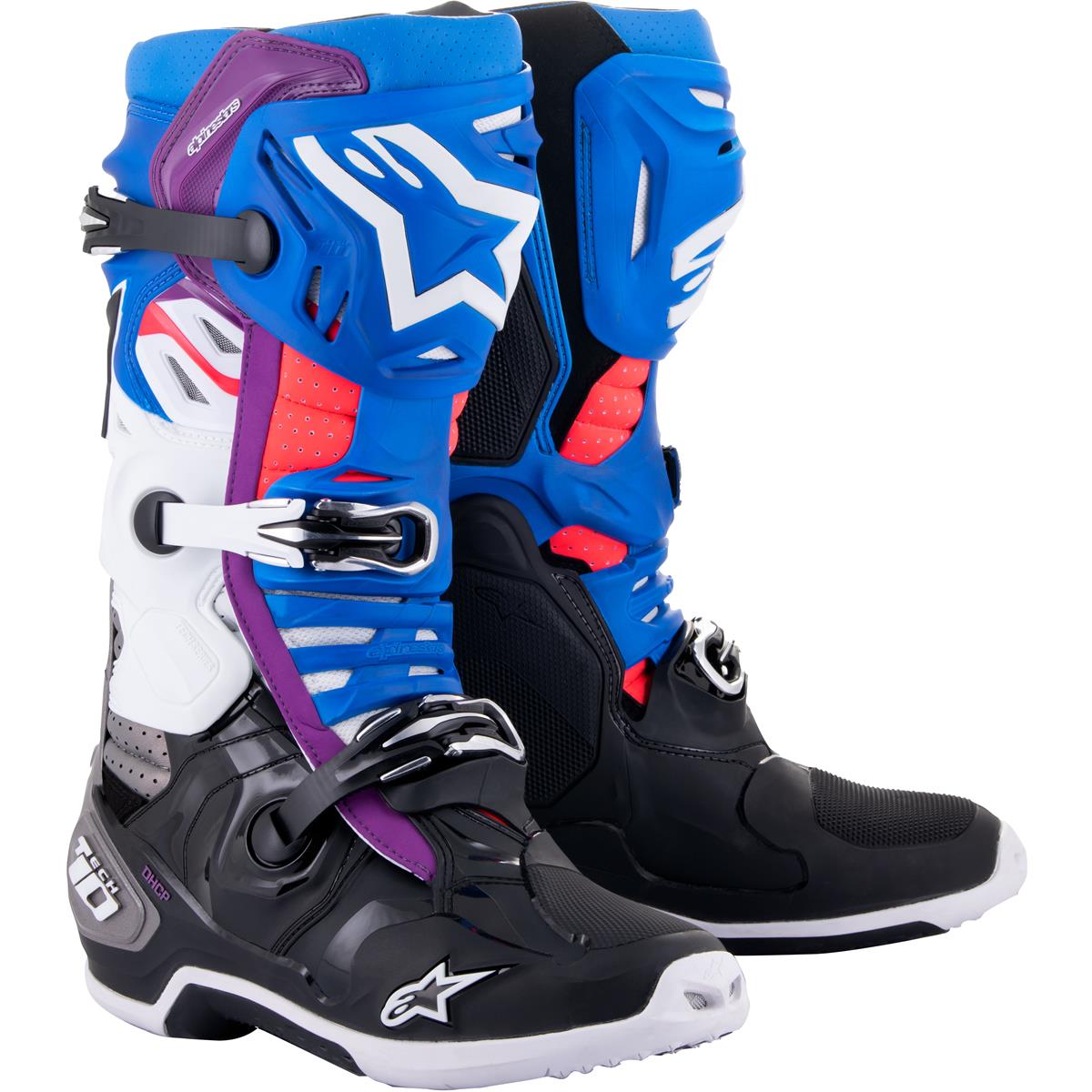 Alpinestars MX Boots Tech 10 Supervented Black/Blue/White