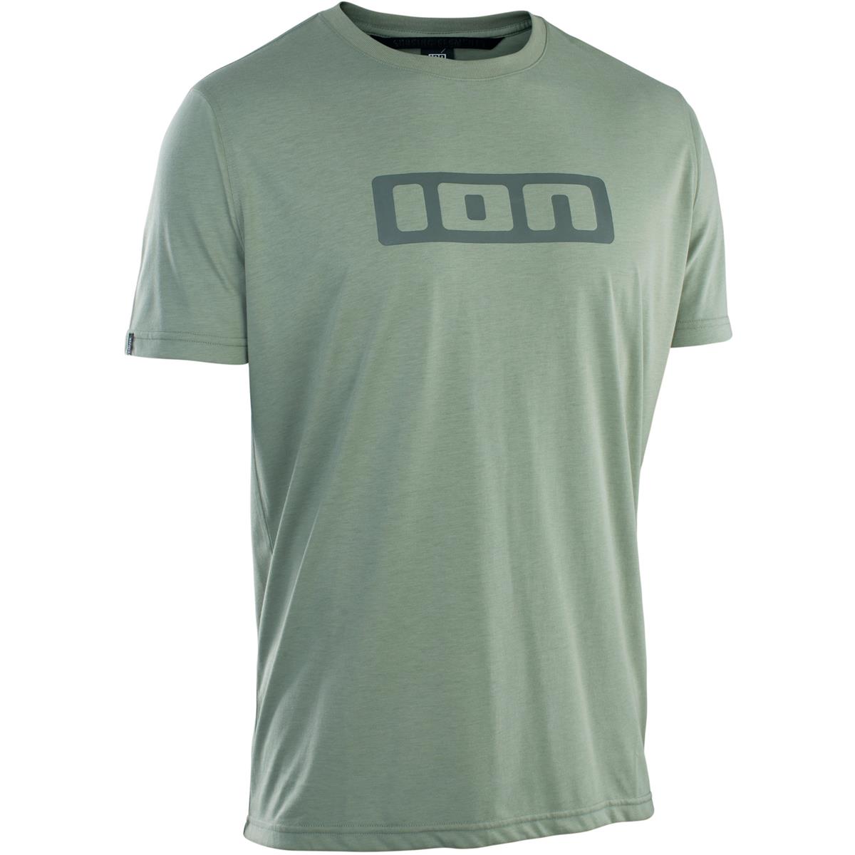 ION MTB Jersey Short Sleeve Logo DR Sea Grass | Maciag Offroad