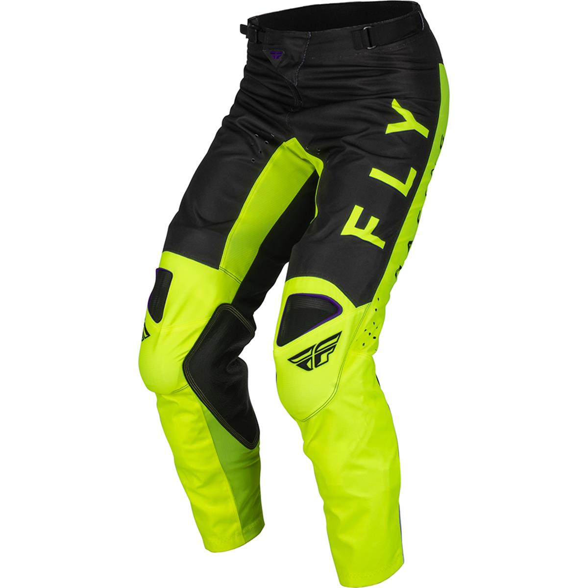 MX Pants Trousers Fly Racing Kinetic Rockstar MotoX OffRoad YellowBlack   eBay