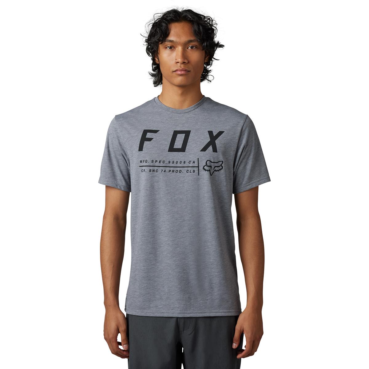 regeringstid justere mod Fox Tech T-Shirt Non Stop Heather Graphite | Maciag Offroad