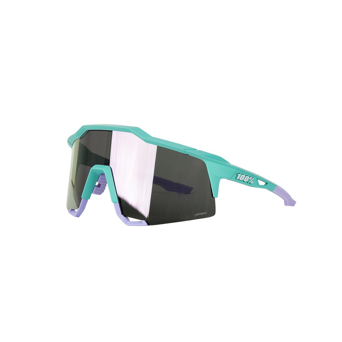 100% MTB-Sportbrille Speedcraft Soft Tact Mint - HiPER Lavender Mirror