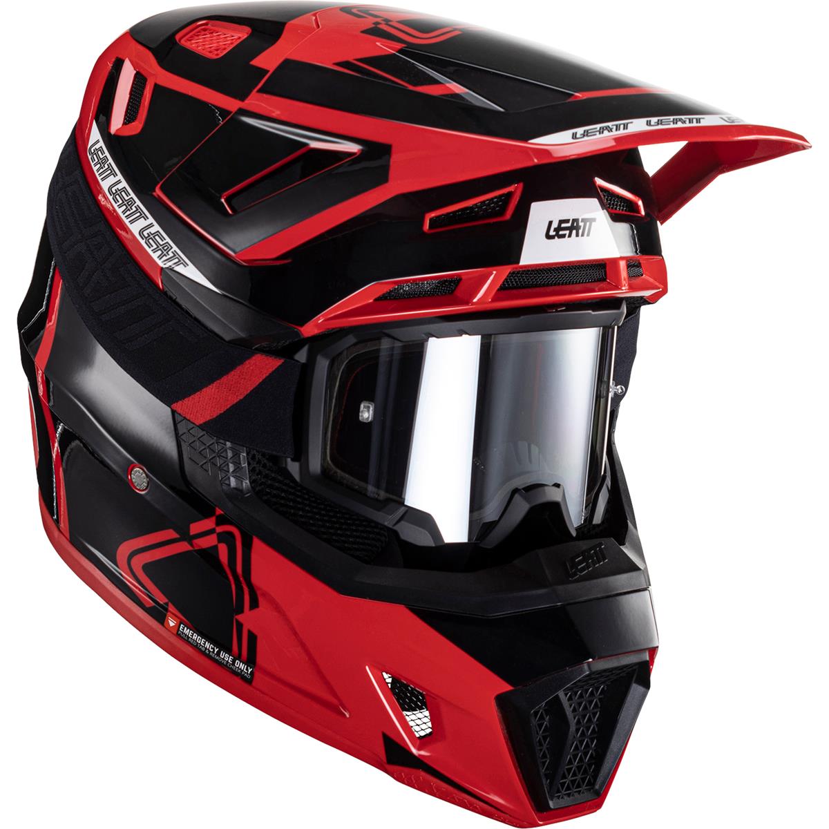 Leatt MX Helmet Kit with Goggles Moto 7.5 V24 Red