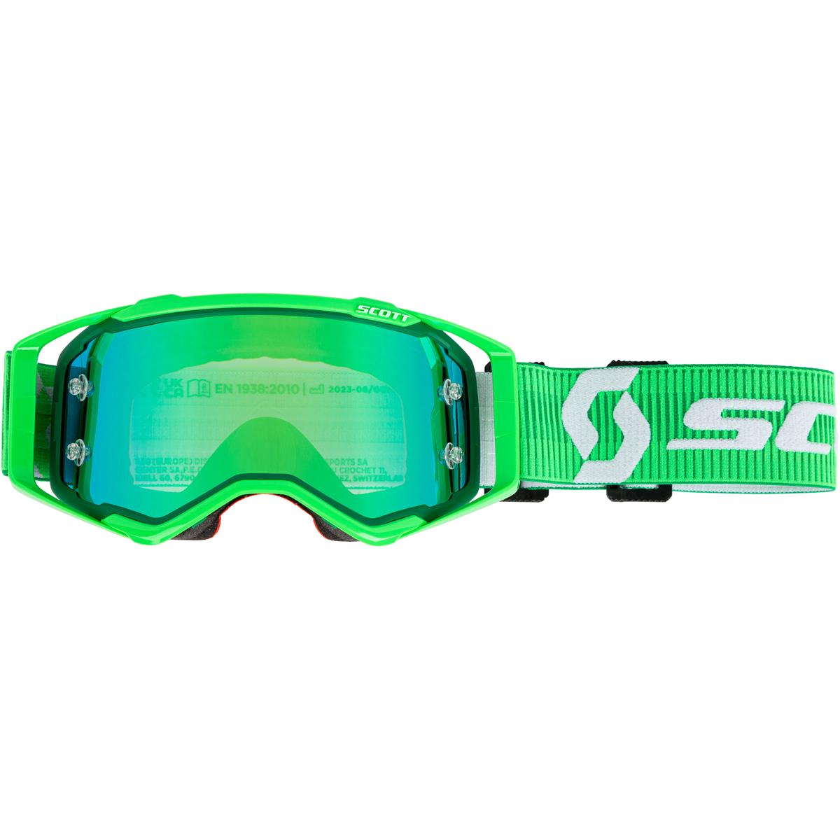 Scott Goggle Prospect Green/White - Green Chrome Works