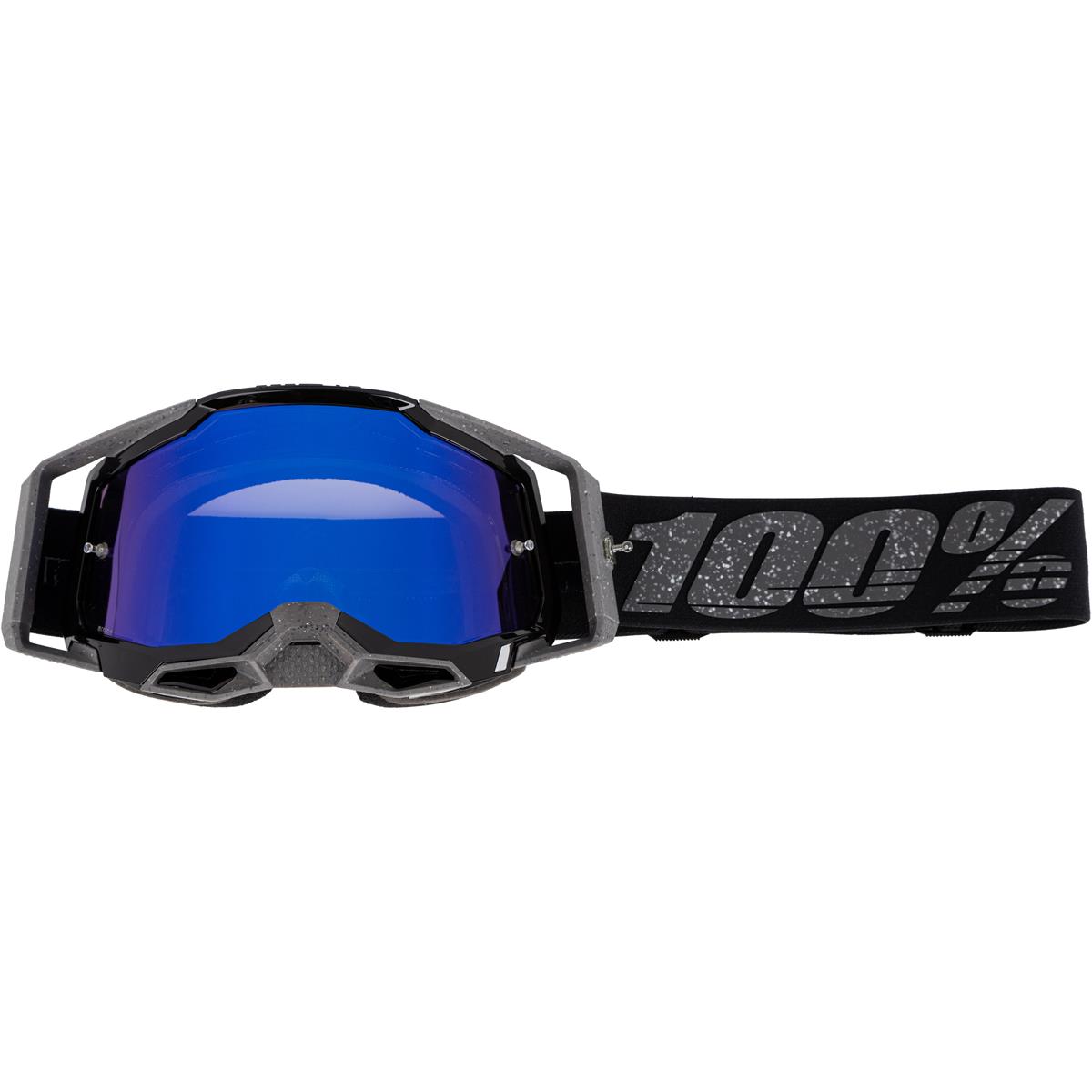 100% Goggle Racecraft Gen. 2 KOS - Mirror Blue, Anti-Fog