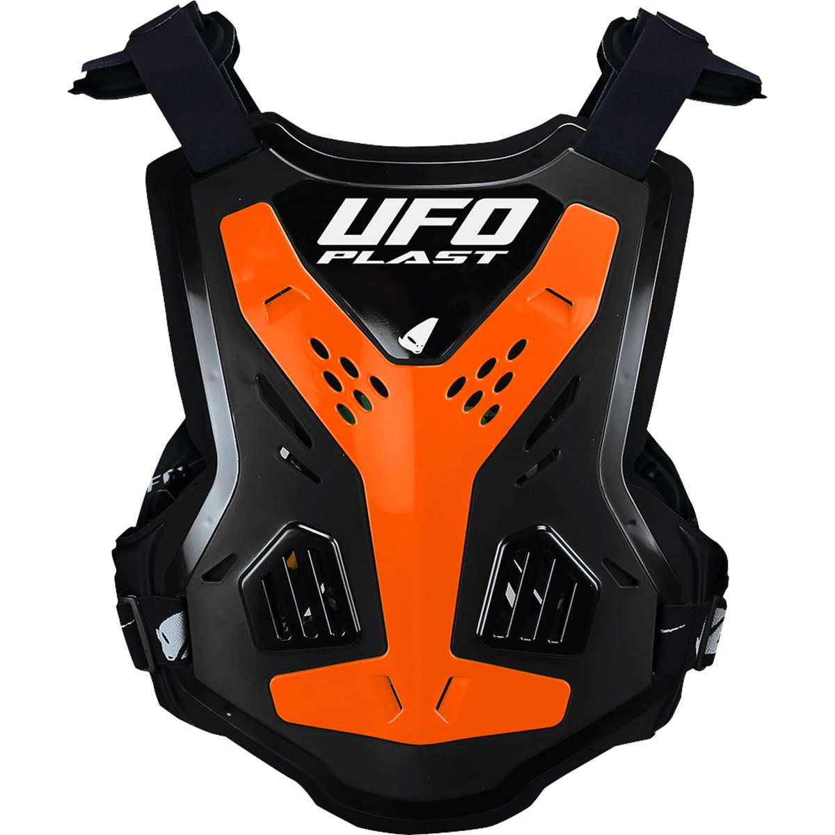 Ufo Plast Plastron X-Concept Nero/Arancione Fluo