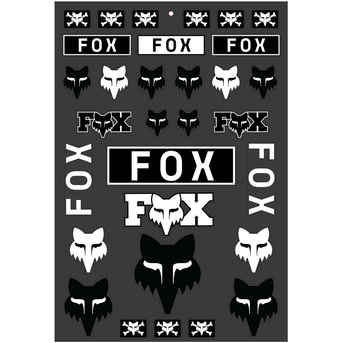 Fox Sticker Kit Legacy Schwarz