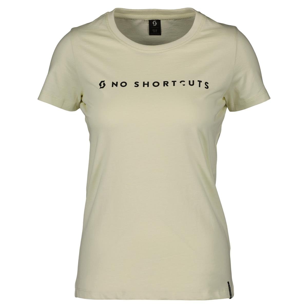 Scott Femme T-Shirt No Shortcuts Soft Jaune