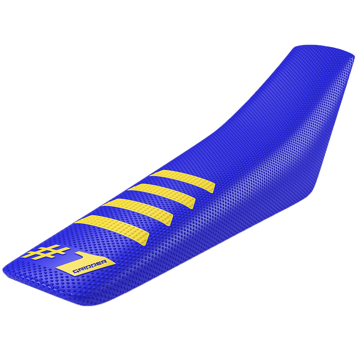 Onegripper Seat Cover Ribbed Blue/Yellow