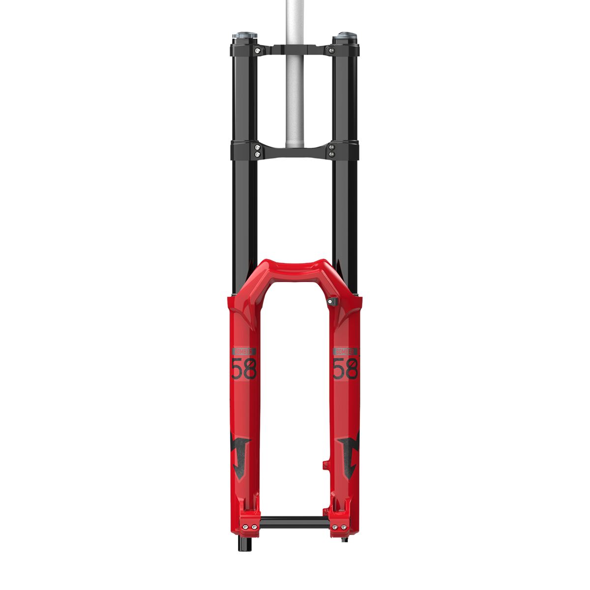 Marzocchi Suspension Fork Bomber 58 27.5 Zoll, 203 mm, 20TAx110 mm, GRIP, 51 mm Offset, Red