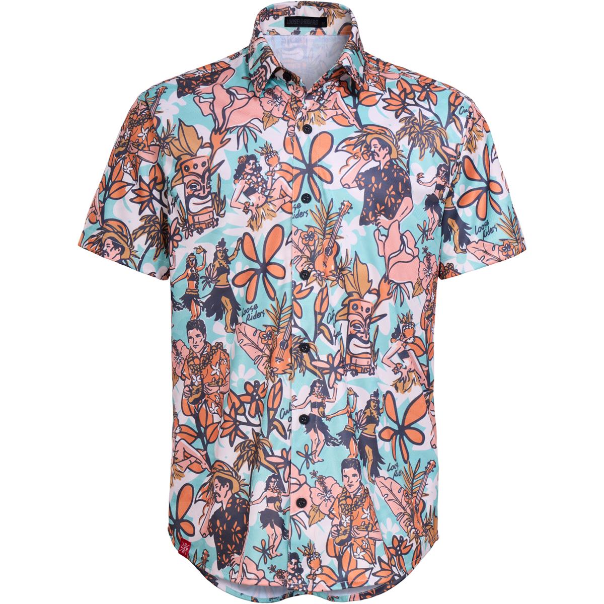 Loose Riders Shirt Short Sleeve Jersey Party Shirts Aloha