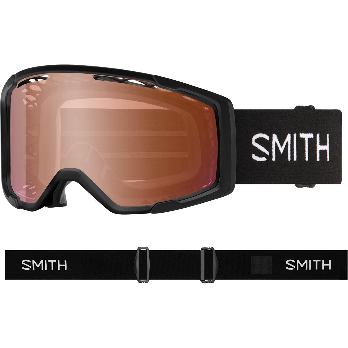 Smith Maschera MTB Rhythm MTB Black B22 - Chromapop Contrast Rose Flash