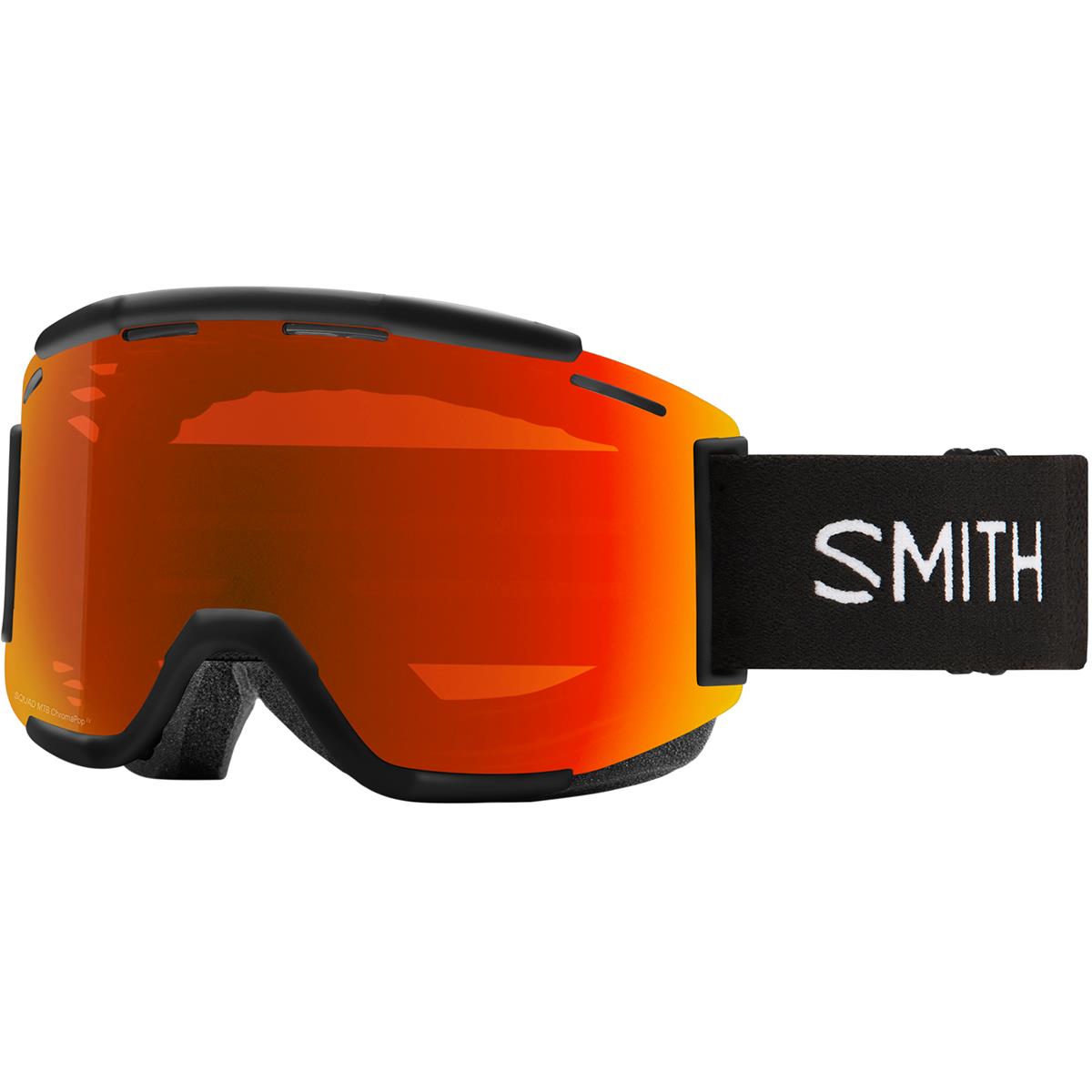 Smith MTB Goggle Squad MTB Black 24 - Chromapop Everyday Red Mirror