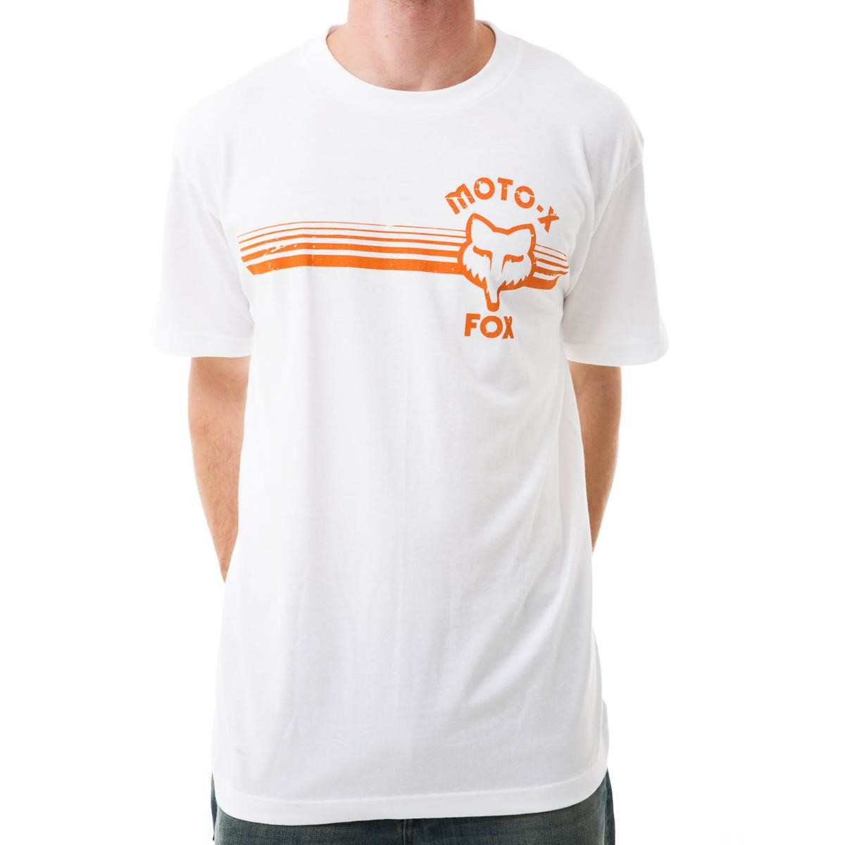 Freizeit/Streetwear Bekleidung-T-Shirts/Polos - Fox T-Shirt Liberty White